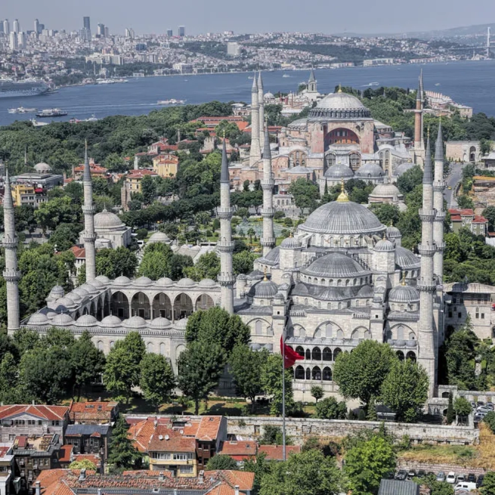 view-Blue-Mosque-Istanbul-Hagia-Sophia